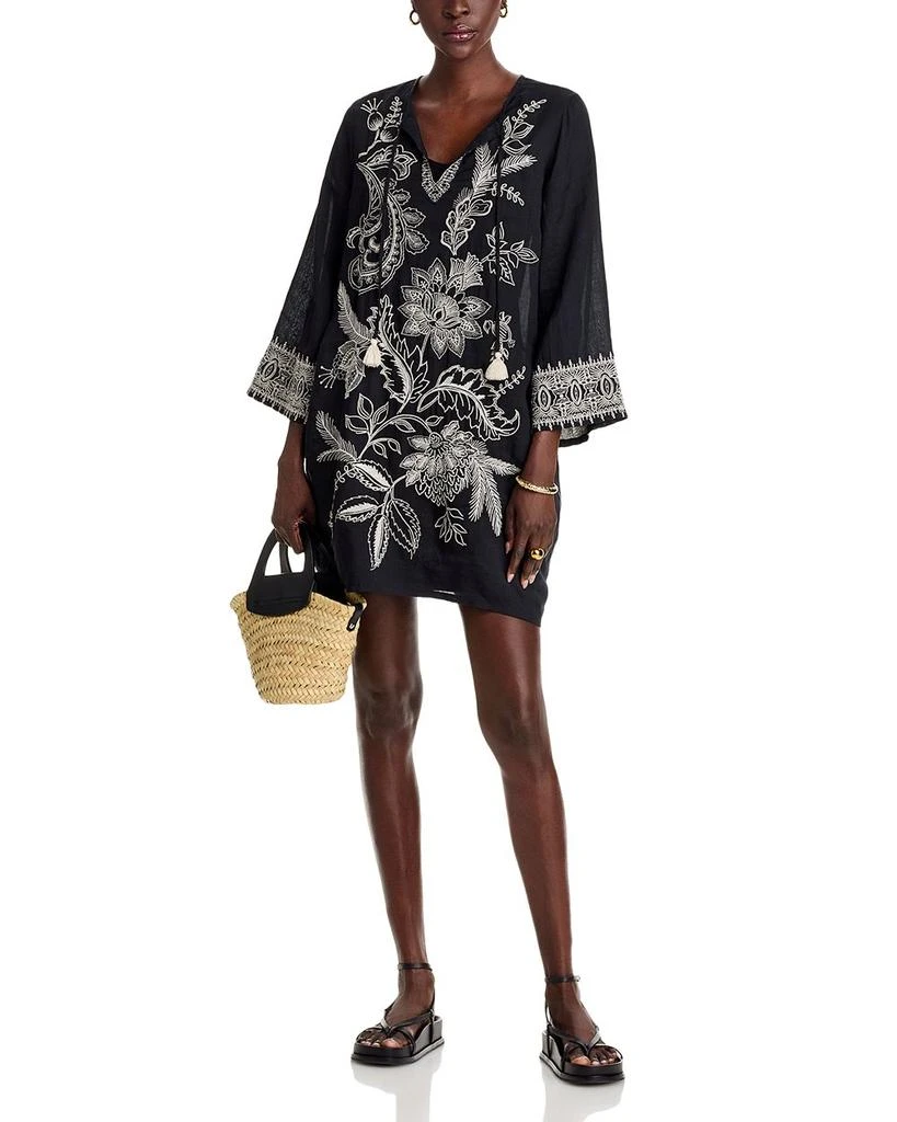 Johnny Was Embroidered Shift Dress 3