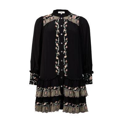Sea New York Lacey embroidery long sleeved tunic dress 1