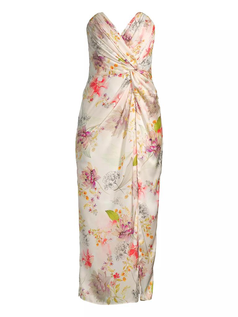 Katie May Come On Home Strapless Midi-Dress