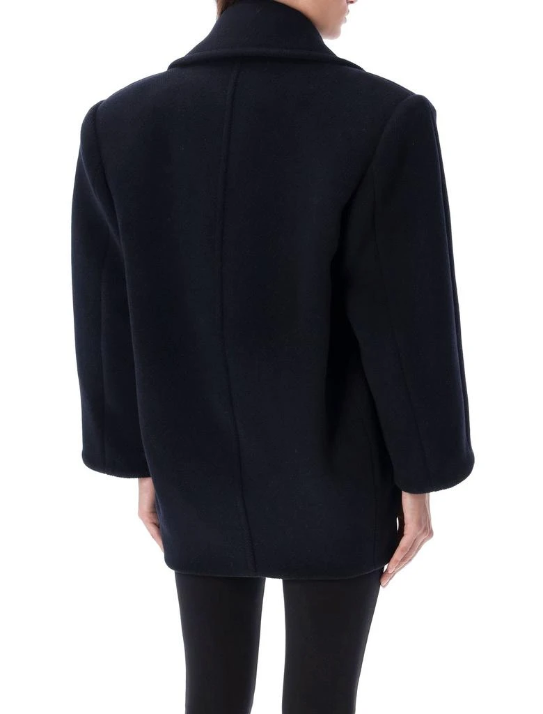 Yves Saint Laurent Saint Laurent Double-Breasted Oversized Peacoat 4
