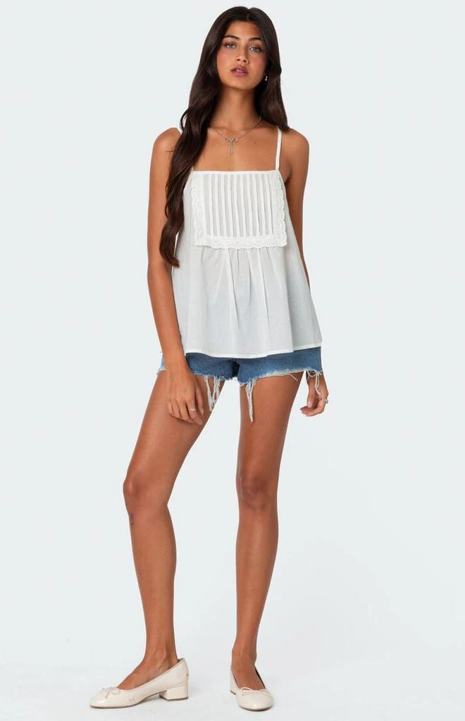 Edikted Eyelet Trim Paneled Top 4