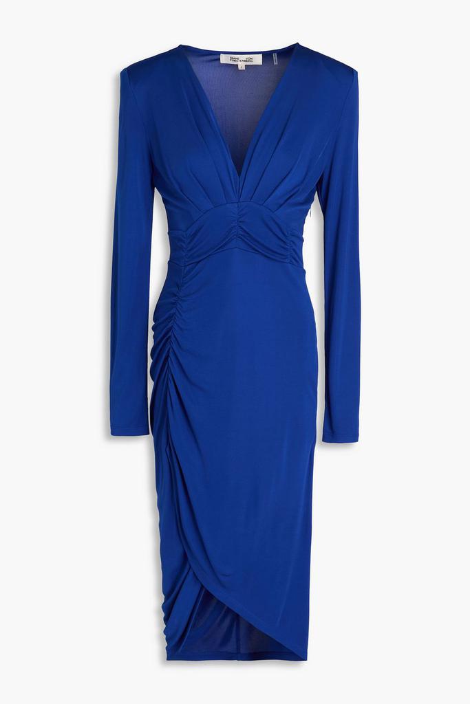 Diane von Furstenberg Magena ruched jersey dress