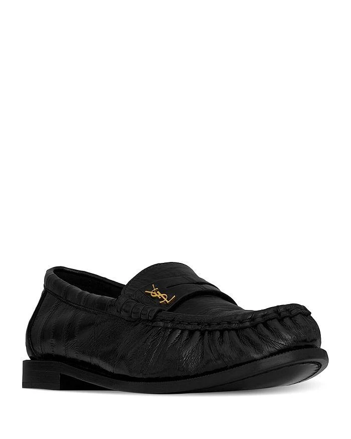 Yves Saint Laurent Le Loafer Penny Slippers in Eel 1