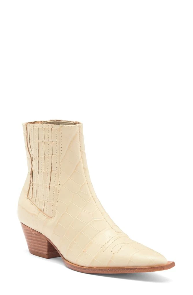 Schutz Briani Croc Embossed Boot 1