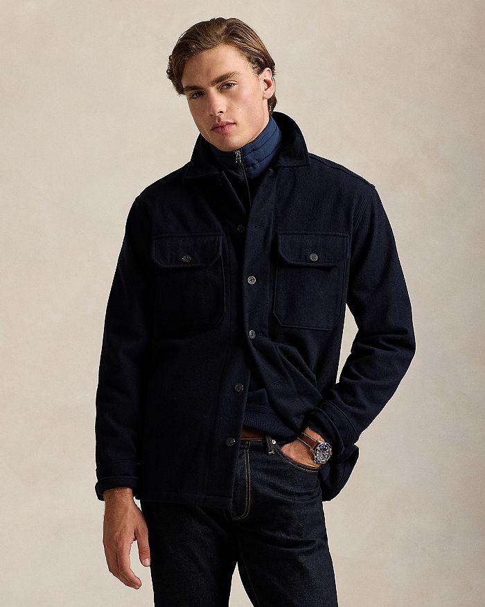 Ralph Lauren Wool Blend Utilitarian Twill Shirt