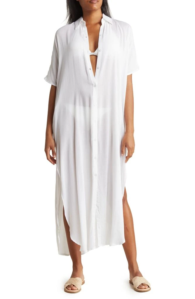 BOHO ME Long Shirt Cover-Up Dress 1