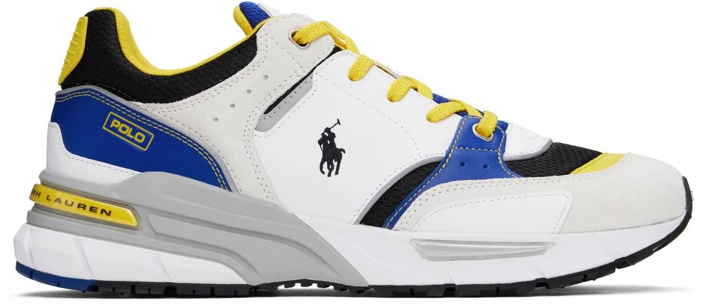 Ralph Lauren White Trackster 200 Sneakers 1