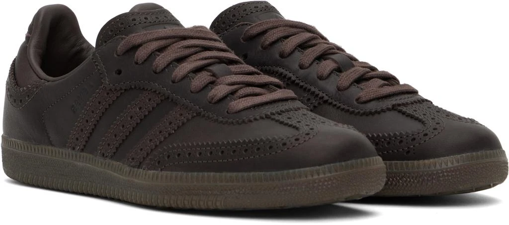 Adidas Brown Samba OG Sneakers 4