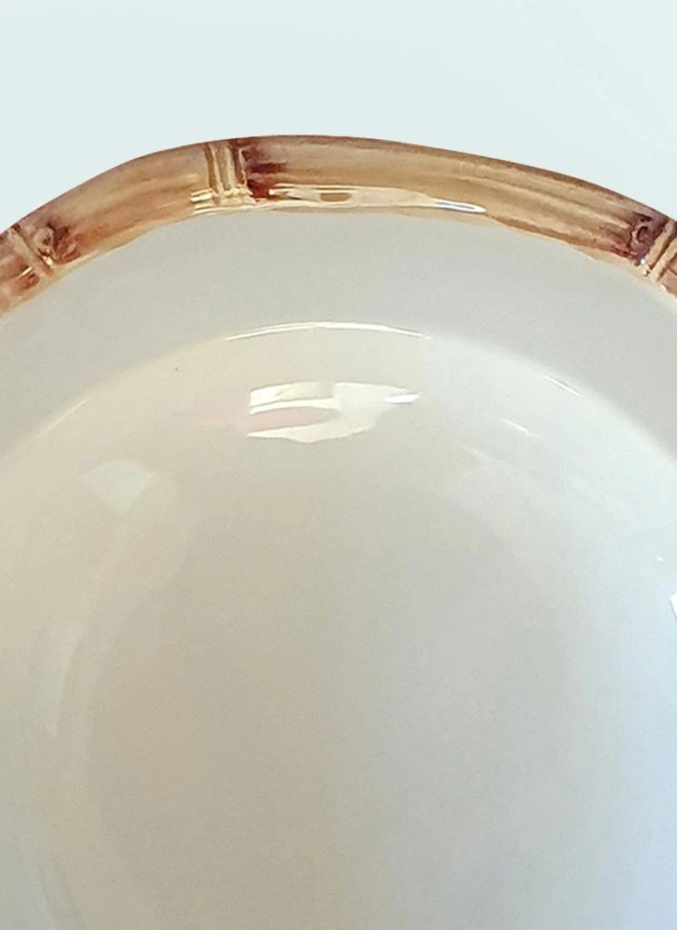 Les-Ottomans Set Of Four Bamboo Soup Plates 3