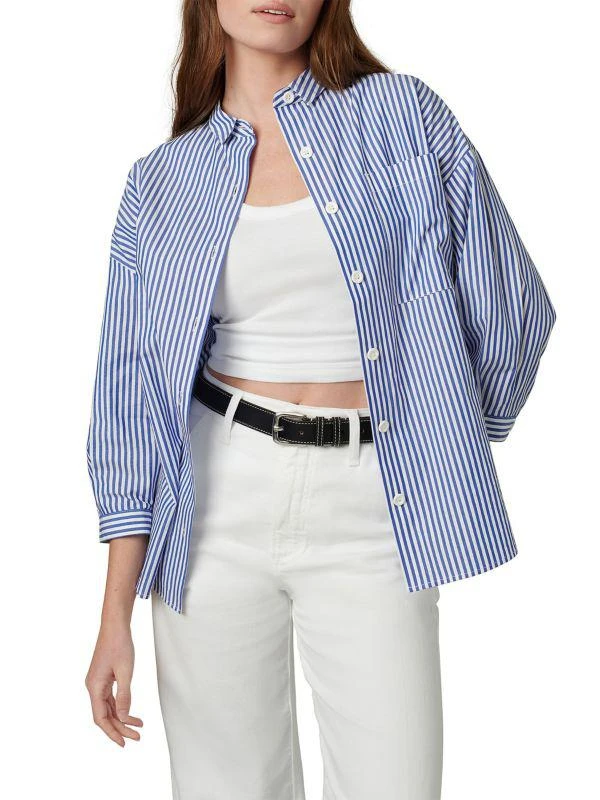 Joe's Jeans Zia Striped Button-Down Shirt 1
