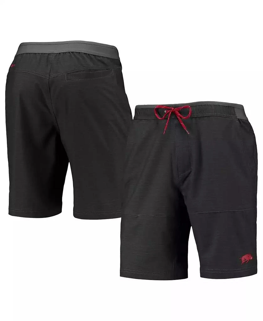 Columbia Men's Charcoal Arkansas Razorbacks Twisted Creek Omni-Shield Shorts 1