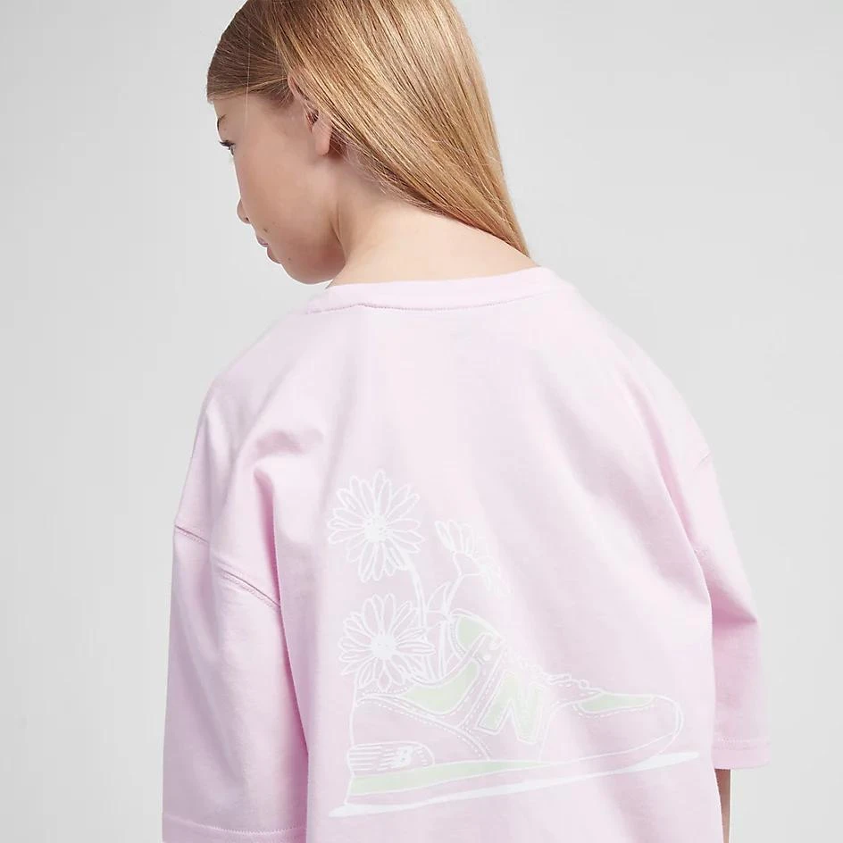 New Balance Floral Sneaker Back Graphics T-Shirt 6