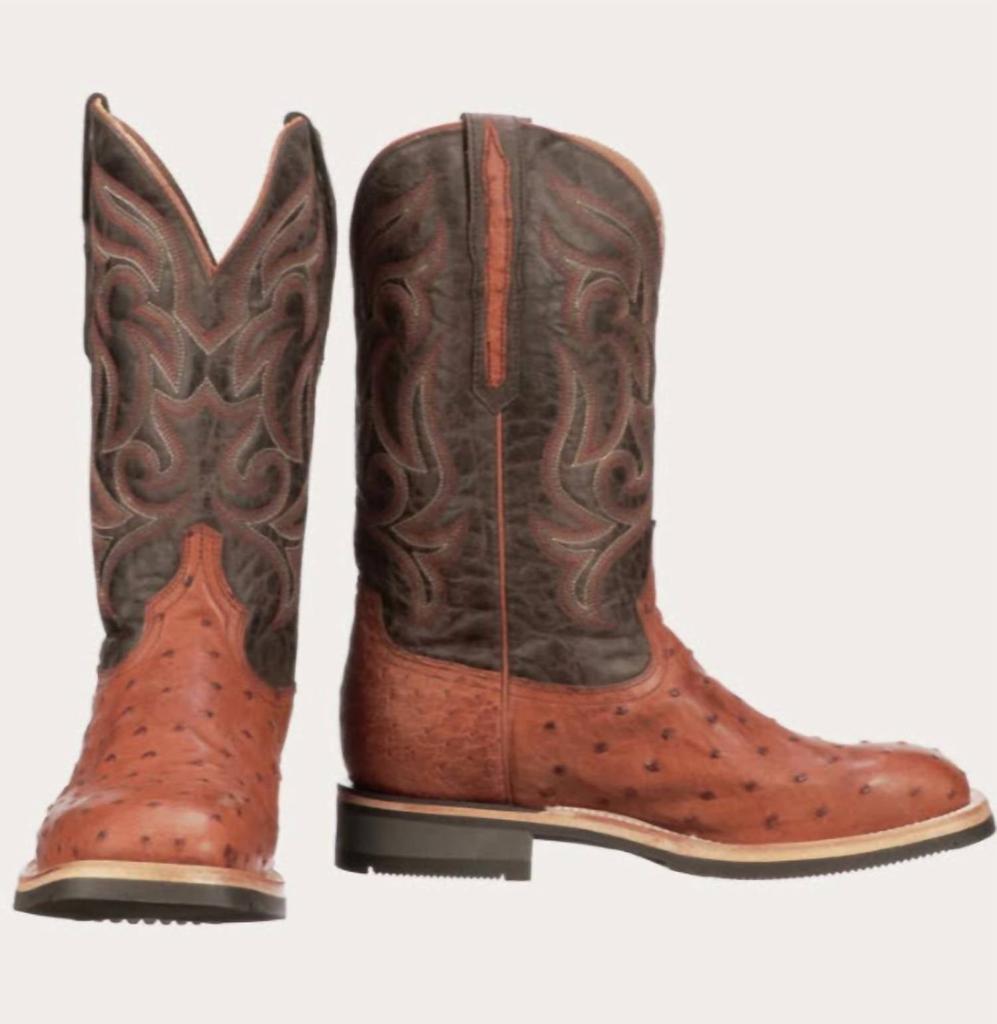 Lucchese Lucchese - Men's Rowdy Full Quill Ostrich Exotic Boots
