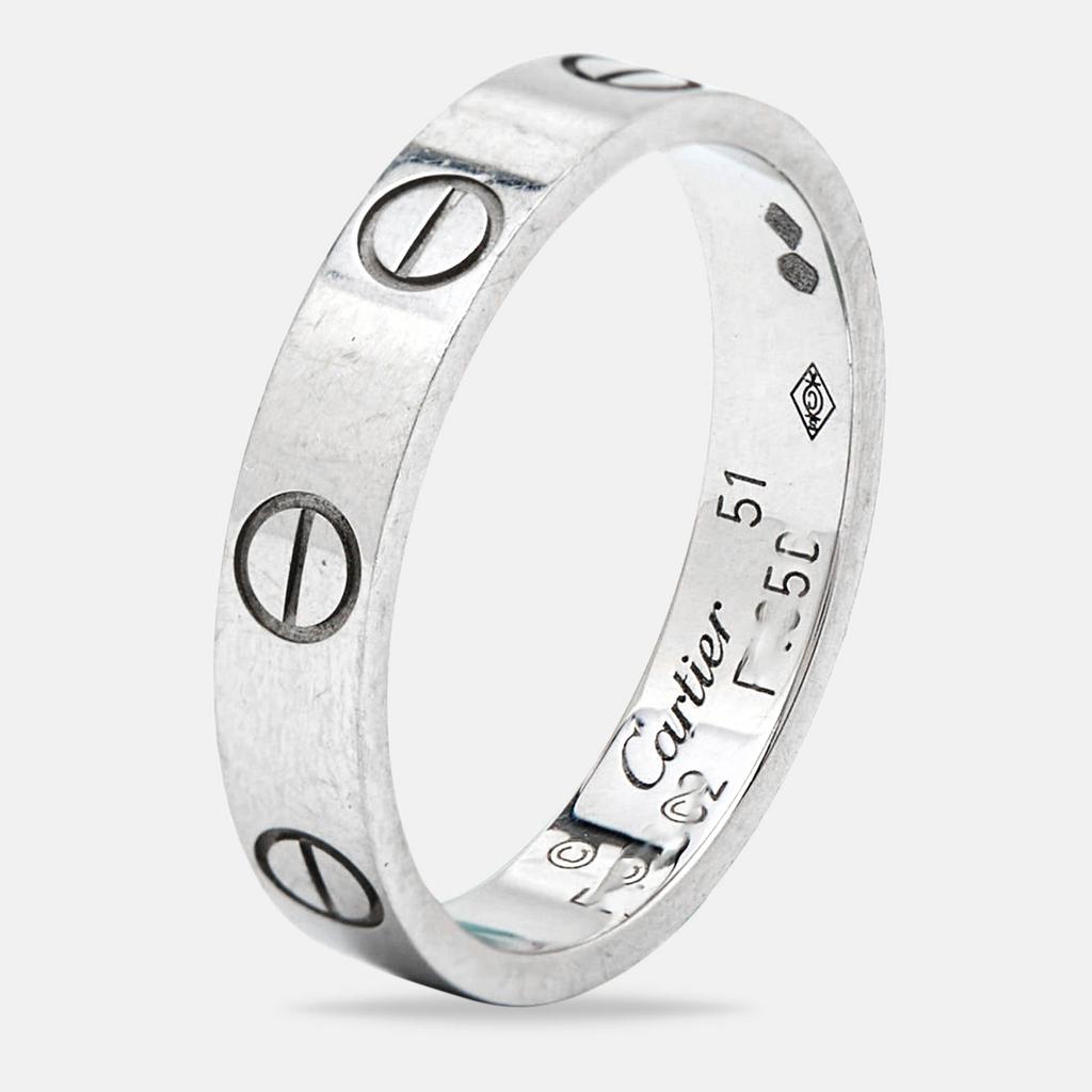 Cartier Cartier Love Platinum Wedding Band Ring Size 51
