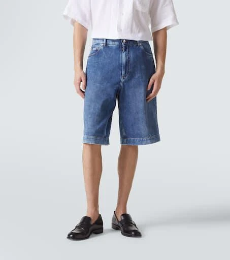 Dolce 
Gabbana Logo denim Bermuda shorts 3