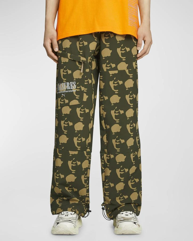 Puma x Pleasures Men's Patterned Cargo Pants 1