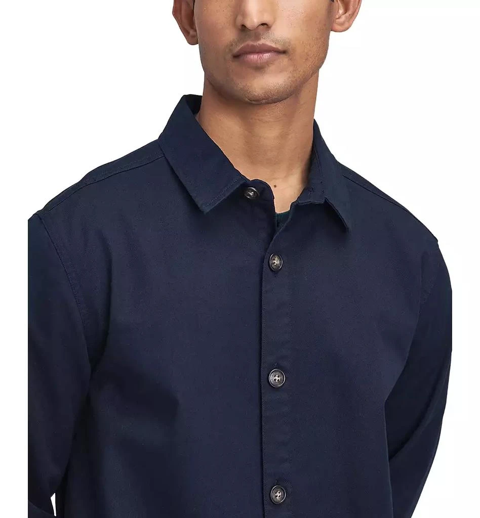 Barbour Men's Ruxton Tailored-Fit Stretch Twill Shirt Jacket 3