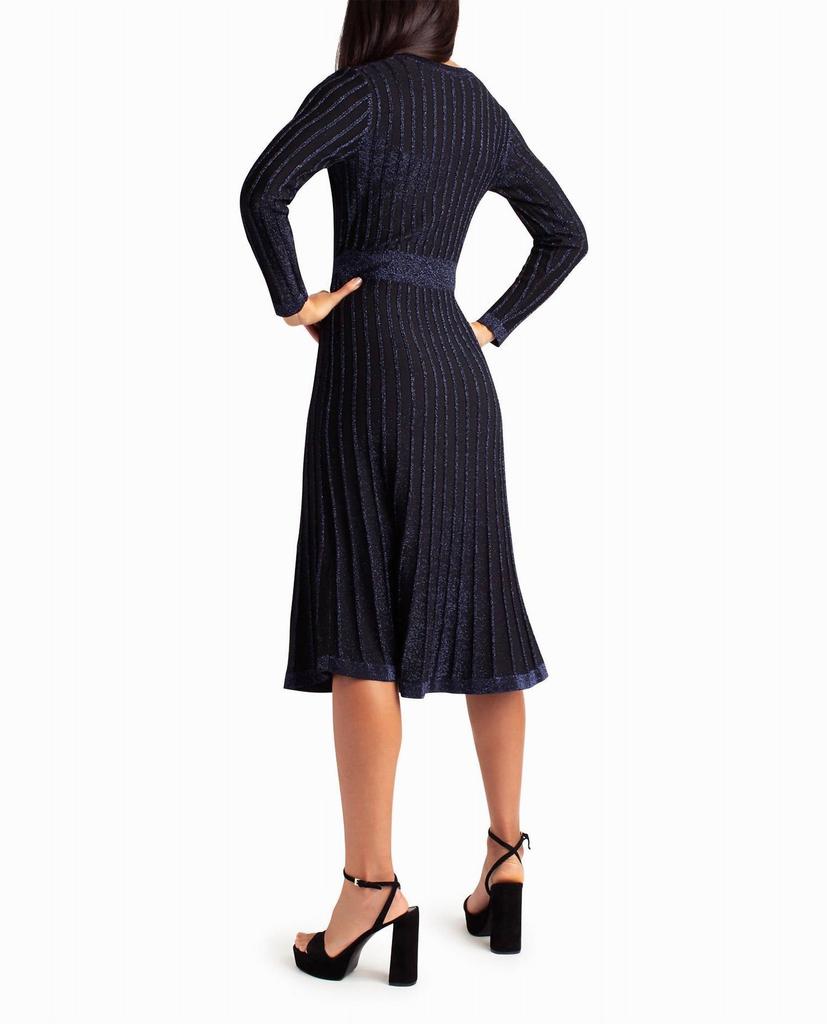 Nicole Miller Knit Fit And Flare Valentina Dress