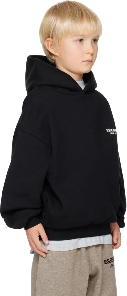 Essentials Kids Black Fleece Hoodie 2