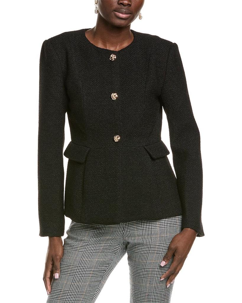 Endless Rose Endless Rose Round Neck Wool-Blend Blazer