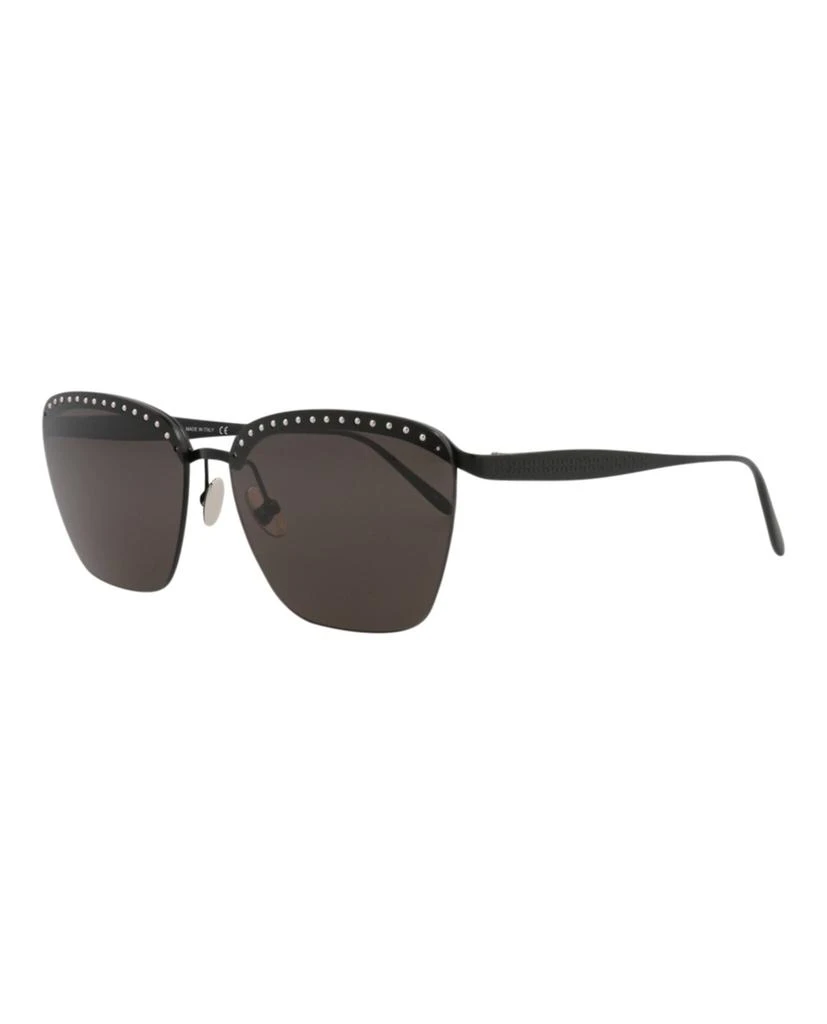 Alaia Square-Frame Metal Sunglasses 2