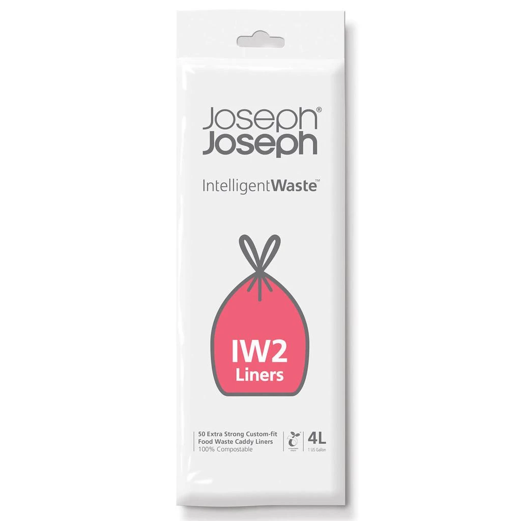 Joseph Joseph Joseph Joseph IW2 4 Litre Biodegradable Waste Caddy Liners (50 Pack) 1