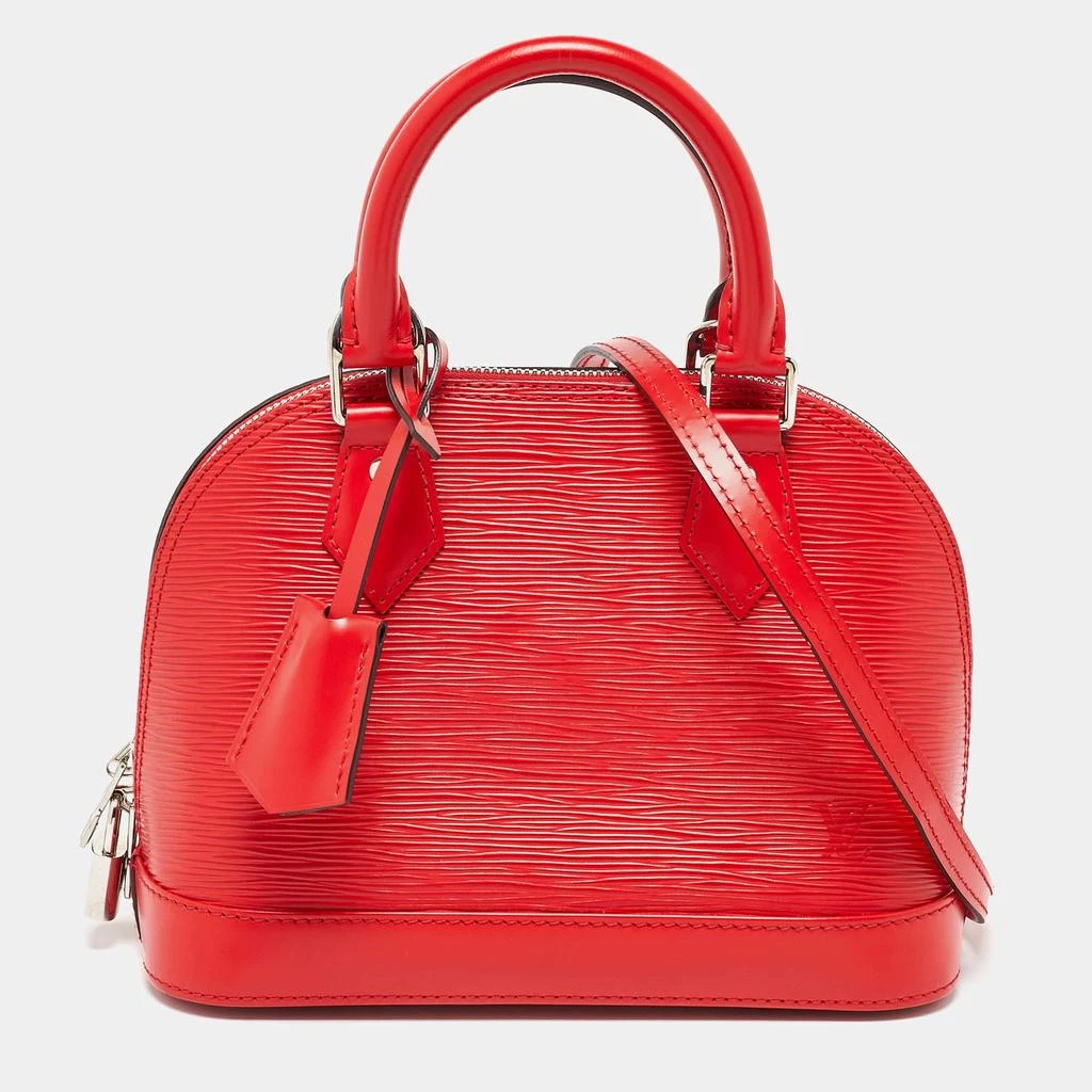 Louis Vuitton Louis Vuitton Coquelicot Epi Leather Alma BB Bag 1
