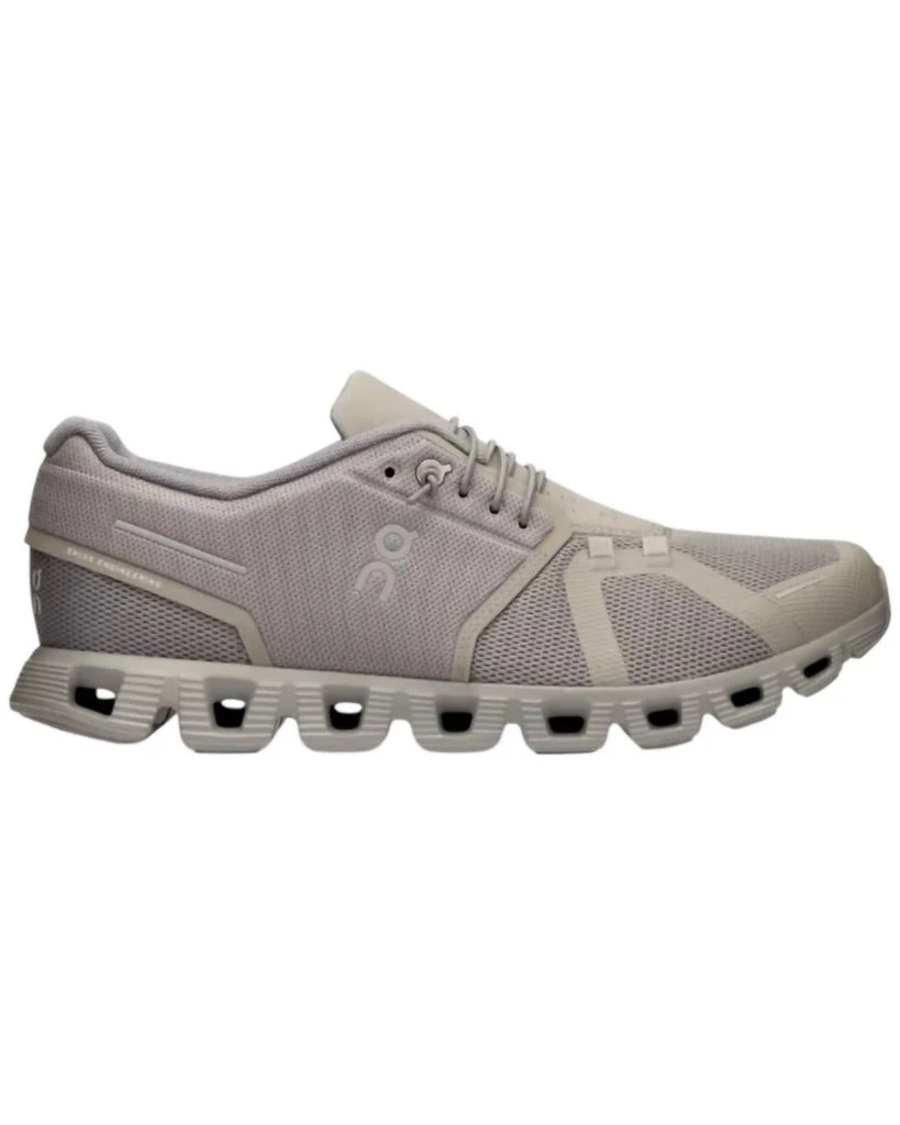 On Men's Cloud 5 Shoes In Fog/alloy 2