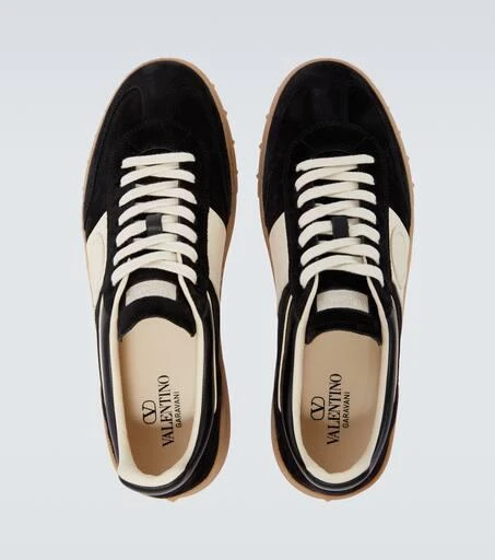 Valentino Upvillage suede and leather sneakers 4
