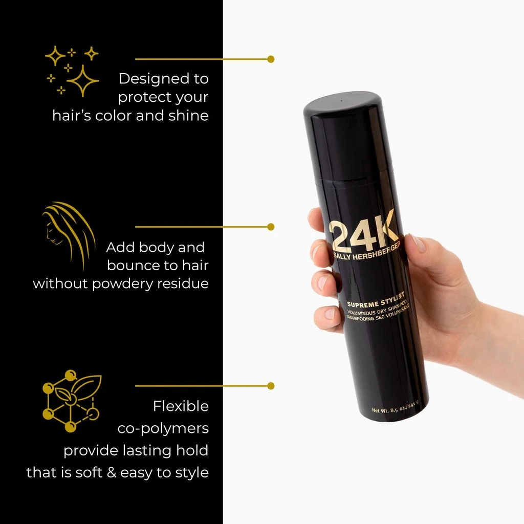 Sally Hershberger 24K Supreme Stylist Voluminous Dry Shampoo by  for Unisex - 8.5 oz Dry Shampoo 2