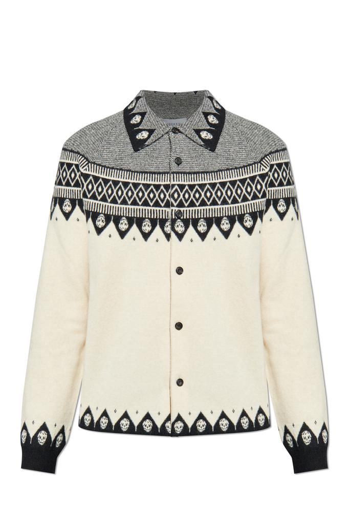 Alexander McQueen Alexander McQueen Ribbed Knit Zip-Up