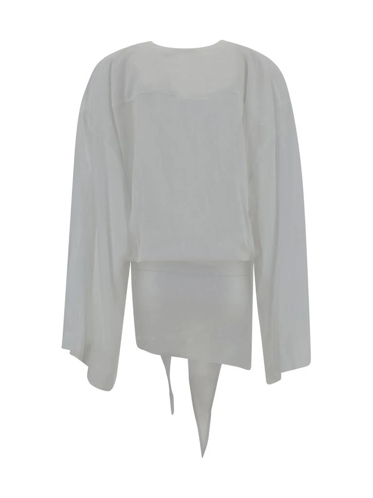 The Attico The Attico V-Neck Mini Shirt Dress 2