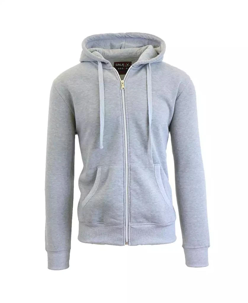 Galaxy By Harvic Men's Full Zip Fleece Hooded Sweatshirt 2