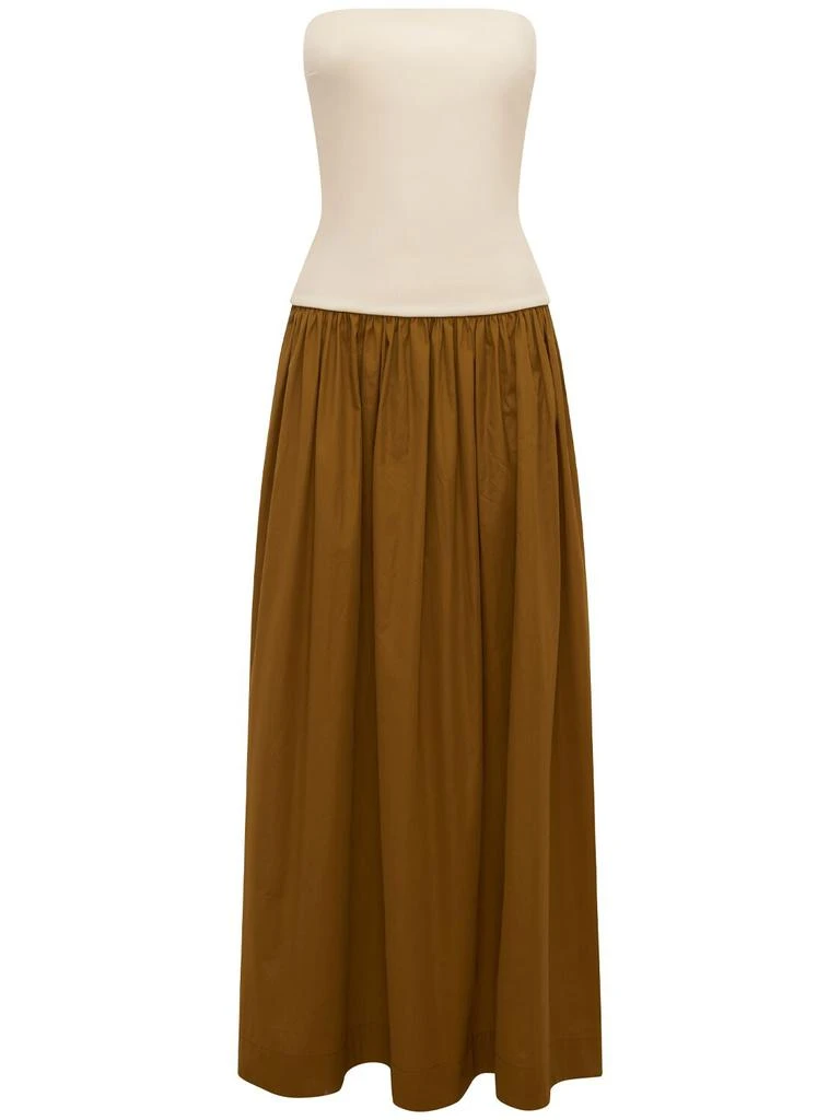 Esse Studios Duo Knit & Poplin Strapless Dress 5