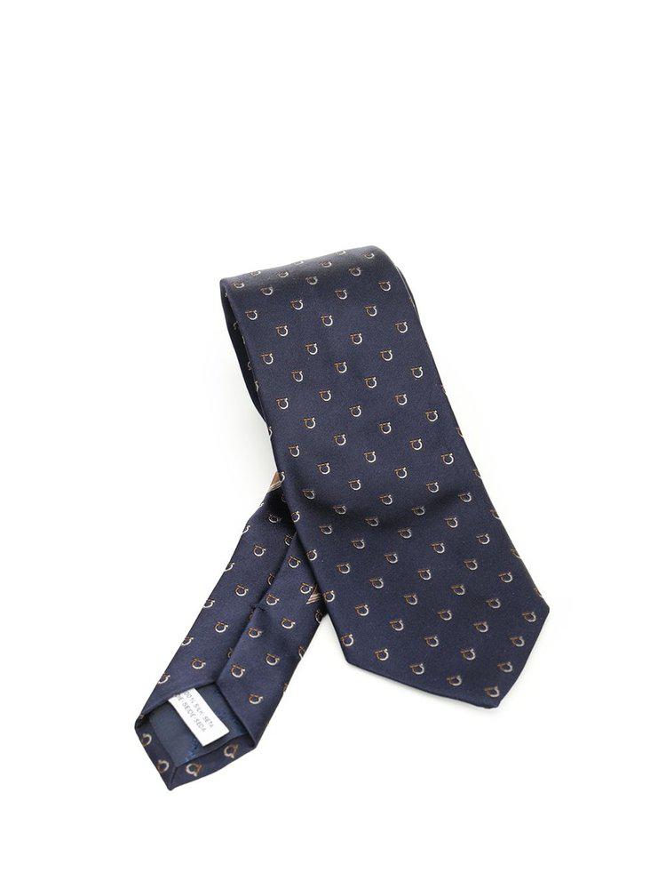 Salvatore Ferragamo Ferragamo Gancini Jacquard Tie