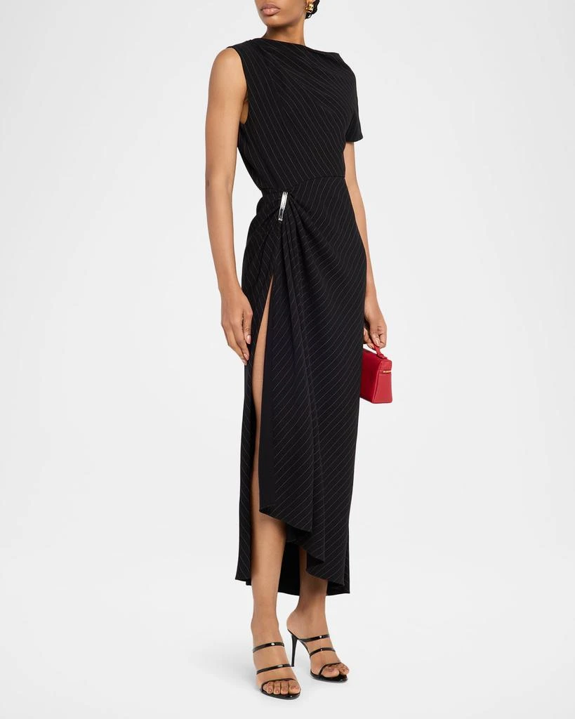 Brandon Maxwell The Lowery Asymmetric Draped Dress - Dresses & Skirts -  Free Shipping - BeyondStyle