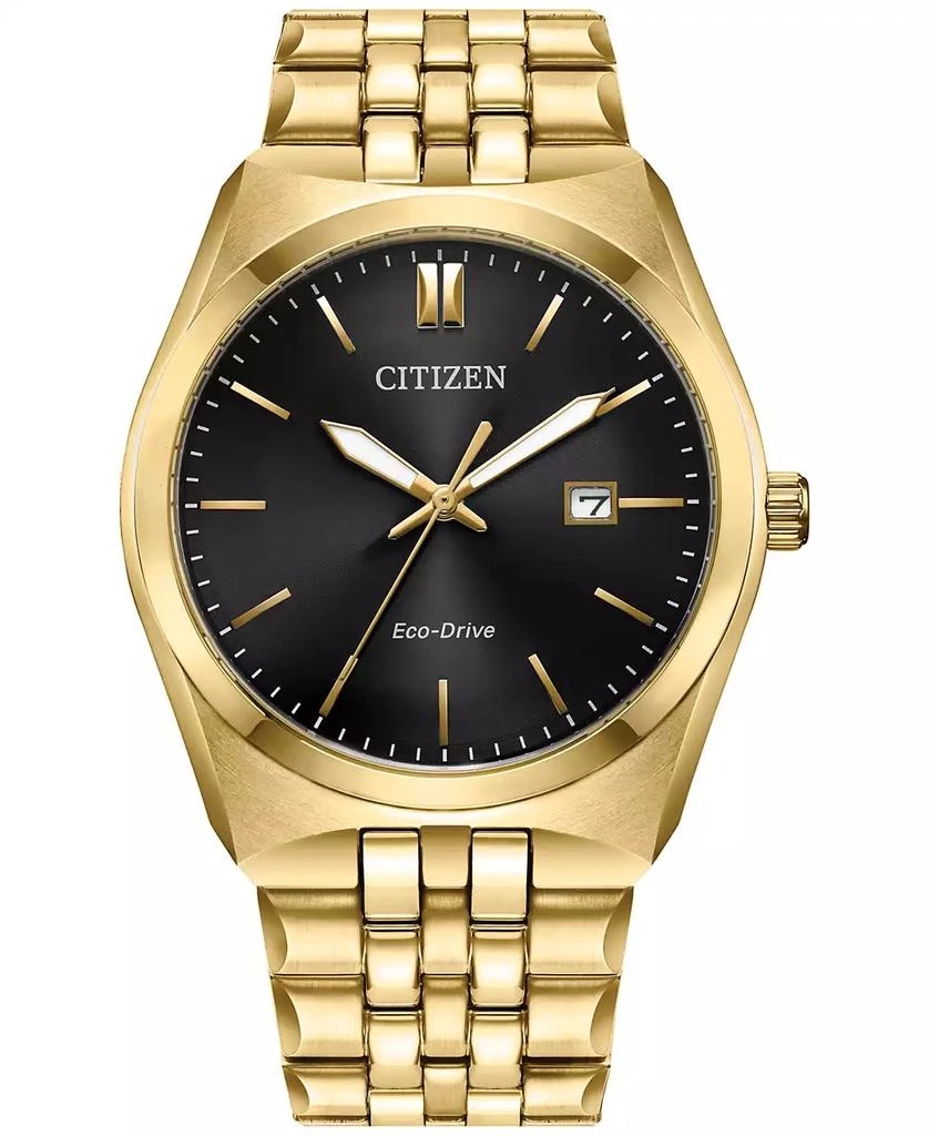 Citizen Eco-Drive Men's Corso Gold-Tone Stainless Steel Bracelet Watch 40mm 1