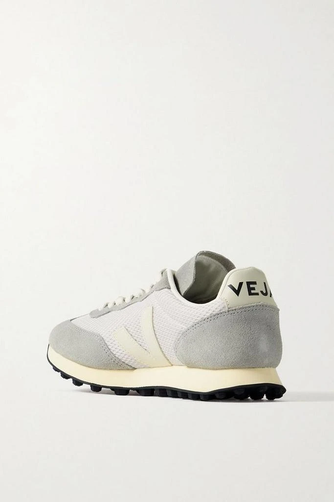 Veja Rio Branco leather-trimmed suede and Alveomesh sneakers 3