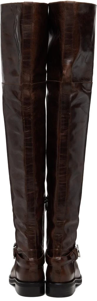 COPERNI Brown Belt High Cavalier Tall Boots 2