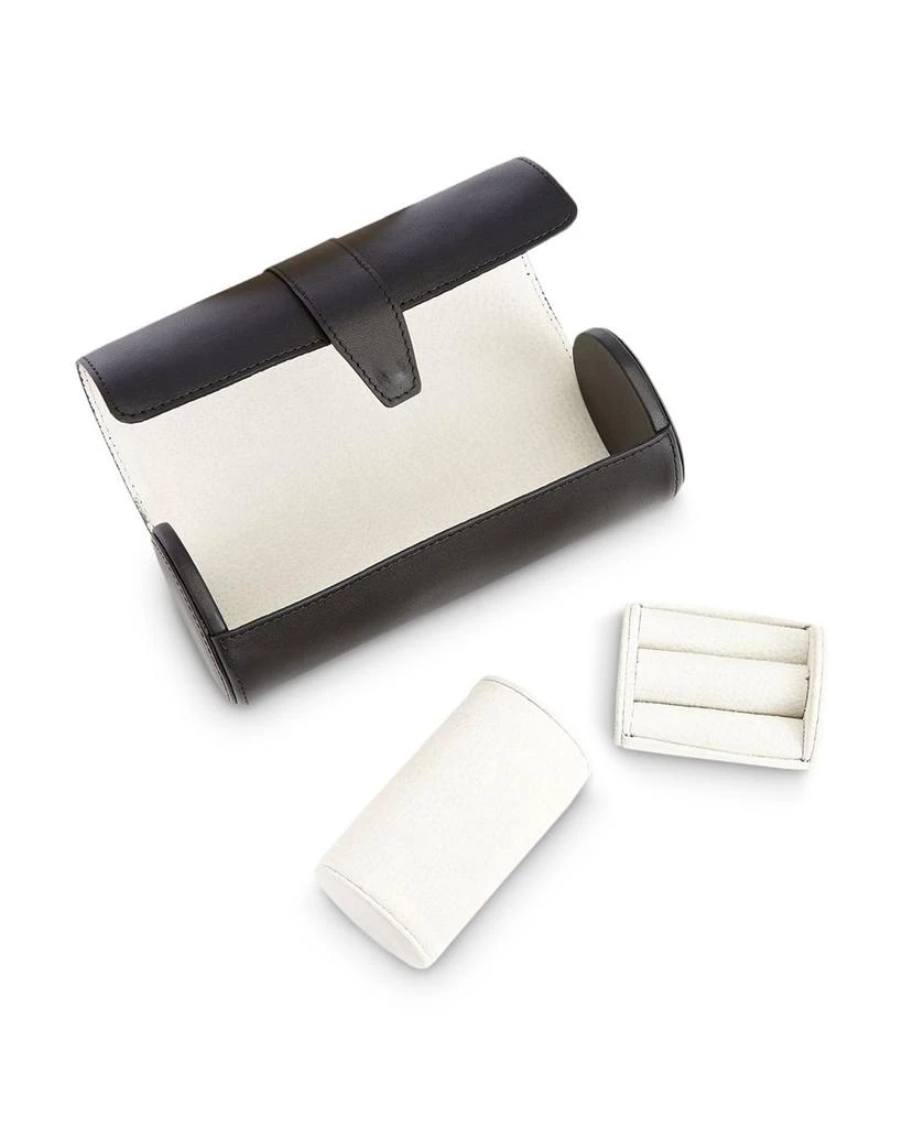 ROYCE New York Leather Watch Roll & Cufflink Storage Case 3