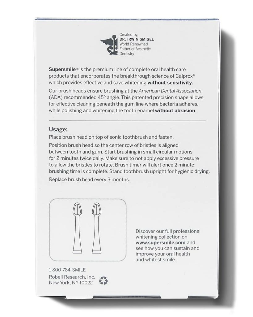 Supersmile Series II LS 45 Sonic Pulse Replacement Heads 4