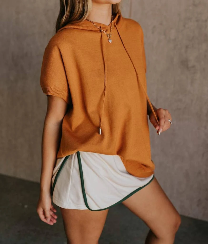 Sunland 17 Sunland 17 - Jeannie Short Sleeve Hoodie Top 2