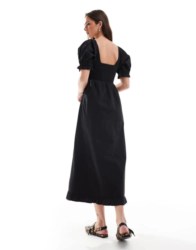 Wednesday's Girl Wednesday's Girl shirred detail midaxi smock - Main Image