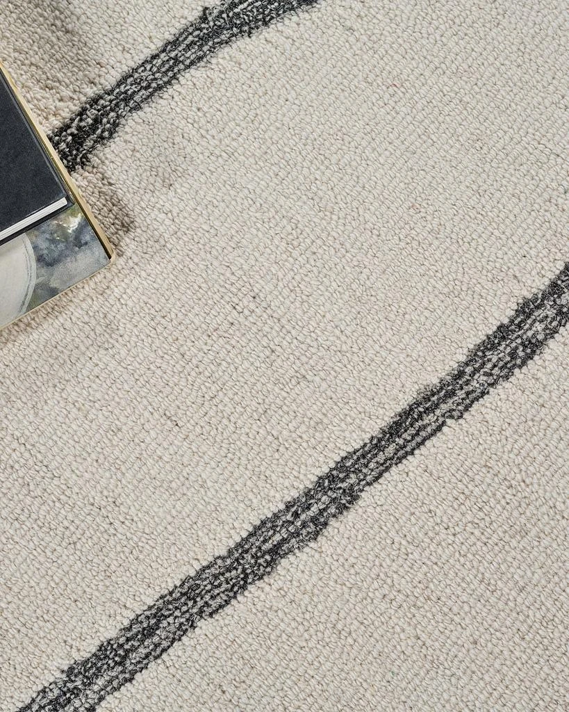 Exquisite Rugs Tangiers Hand-Tufted Ivory/Black Rug, 9' x 12' 5