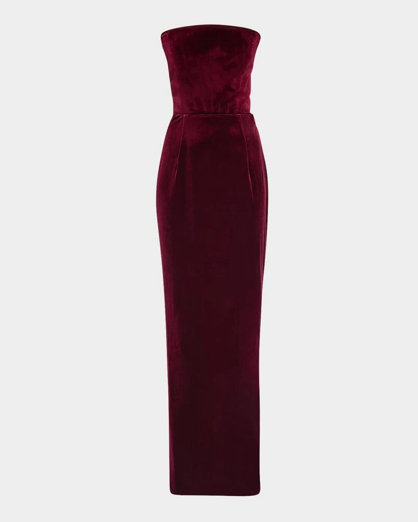 Florentina Strapless Velvet Gown with Gloves  On Sale Now with Up to 64%  Off | Discover Exclusive Deals & Savings at BeyondStyle  Authentic BRONX  AND BANCO gowns|women|dresses|women's clothing|Women with Limited-Time