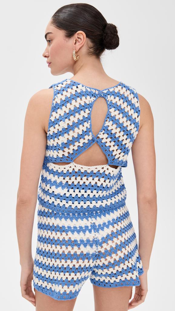 MINKPINK Cally Crochet Crop Top