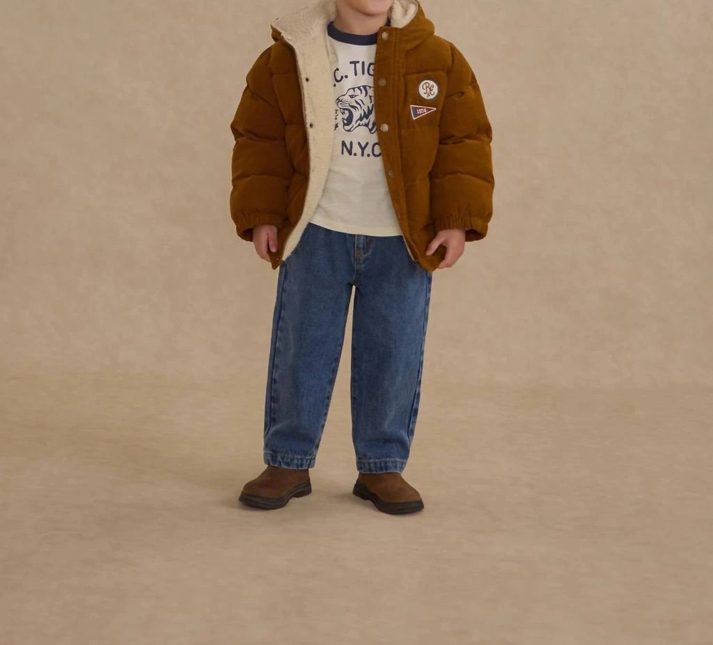 Rylee + Cru Rylee + Cru - Boys Cord Puffer Jacket