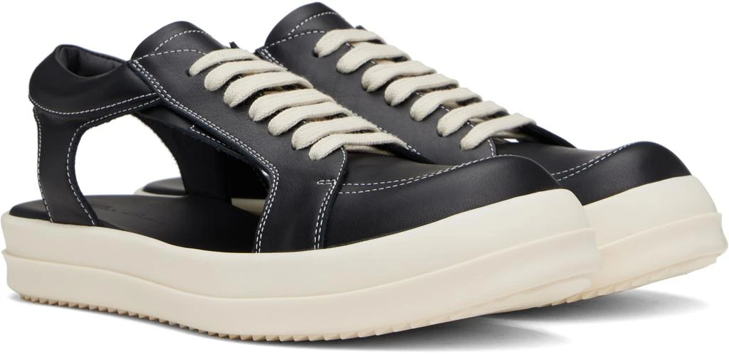 Rick Owens Black Hollywood Hollowed Vintage Sneaks Sneakers 4