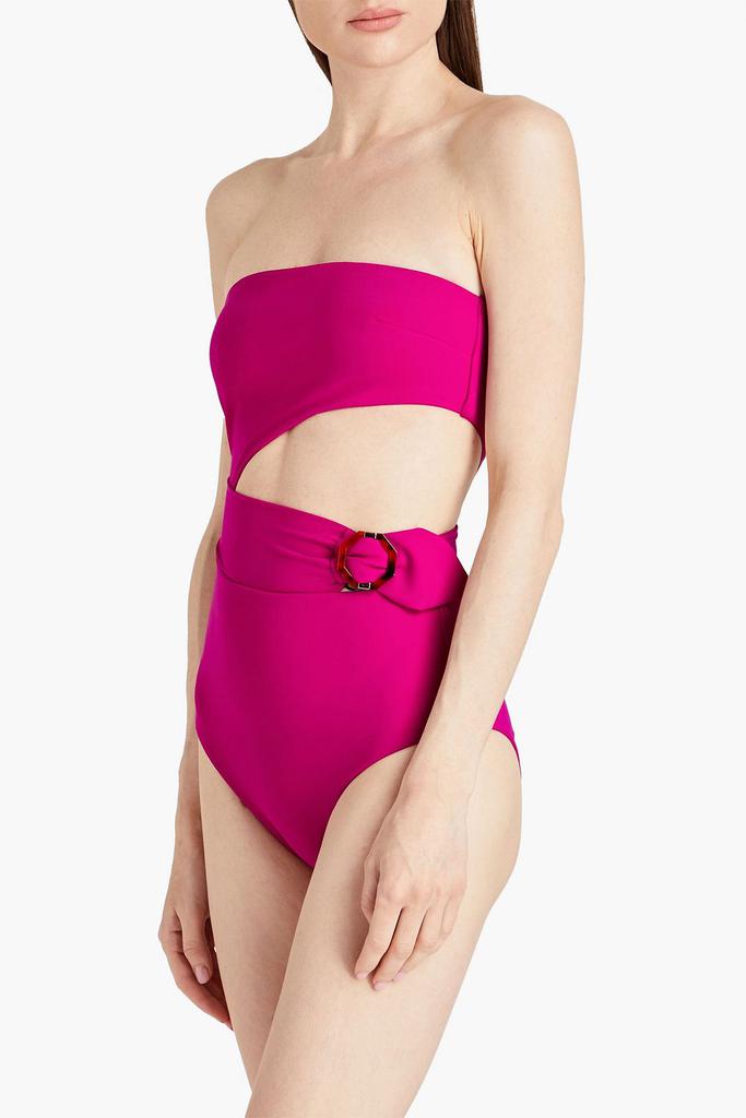 Zimmermann Cutout buckled swimsuit
