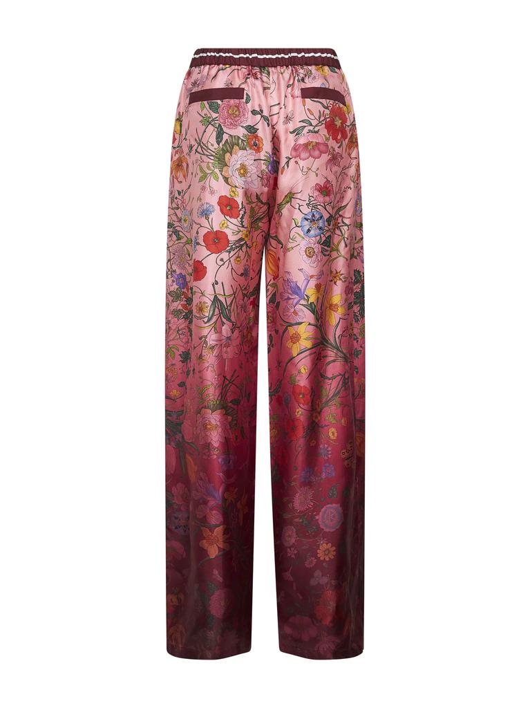 Gucci GUCCI | Printed silk twill trousers | Women | 44